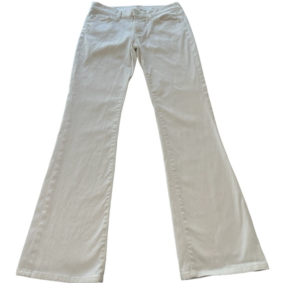 7 For All Mankind White Bootcut Jeans Women’s Size 29 - Picture 3 of 11
